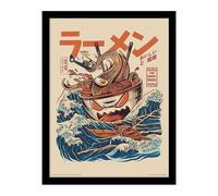 Japanese Style - Great Ramen - Impression Encadrée 30x40cm