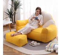 Japanese Style Leisure Sofa, Creative Shape Single Lazy Sofa Detachable Bedroom Balcony Living Room Lounge(D)