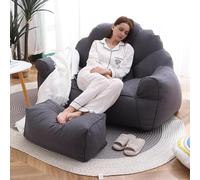 Japanese Style Leisure Sofa, Creative Shape Single Lazy Sofa Detachable Bedroom Balcony Living Room Lounge(J)