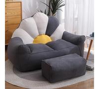 Japanese Style Leisure Sofa, Creative Shape Single Lazy Sofa Detachable Bedroom Balcony Living Room Lounge(H)