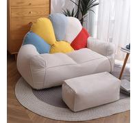 Japanese Style Leisure Sofa, Creative Shape Single Lazy Sofa Detachable Bedroom Balcony Living Room Lounge(F)