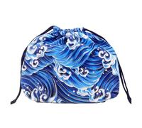 Japanese Style Lunch Bag - 11,8 x 7,87 in Handy Drawstring Tote, Portable Storage Solution, Long Lasting Reusable Lunch Carry Bag | Work Travel Meal Organizer for Women Offices School Picnic Outdoors