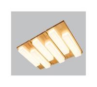 Japanese Style Minimalist Home Decor Light Rectangular LED Wooden Style Master Light Fixture For Bedroom,Living Room