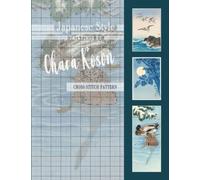 Japanese style paintings by Ohara Koson | cross stitch pattern: Bird, duck, cherry blossom, full moon, and blue nature scene, aesthetic embroidery color chart for adults