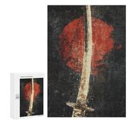 Japanese Sword Art Print -1 Puzzle 1000 Pièces Educa Jouet en Bois Cadeau Unique Décoration Intérieure Jeu Éducatif Challenge Toy Adultes Et Enfants À Partir De 14 Ans 300 PCS