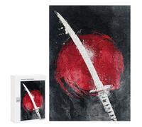 Japanese Sword Art Print-6 Puzzle 1000 Pièces Educa Jouet en Bois Cadeau Unique Décoration Intérieure Jeu Éducatif Challenge Toy Adultes Et Enfants À Partir De 14 Ans 300 PCS