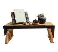 Japanese Tatami Table Coffee Table Retro Low Table Living Room Zen Tea Table Coffee Table Suitable for Bay Window (Size : 59.5x34.5x30cm)