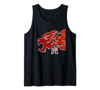 Japanese Tiger Red Flame Design for Men Year of The Tiger Débardeur