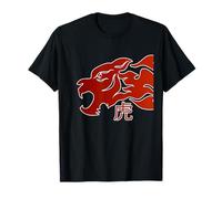 Japanese Tiger Red Flame Design for Men Year of The Tiger T-Shirt