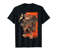 Japanese Toad Ninja Samurai Katana Sword T-Shirt
