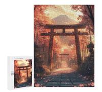 Japanese Torii Gate Pathway Puzzle 1000 Pièces Educa Jouet en Bois Cadeau Unique Décoration Intérieure Jeu Éducatif Challenge Toy Adultes Et Enfants À Partir De 14 Ans 500 PCS