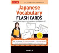 Japanese Vocabulary: Learn 1000 Basic Japanese Words and Phrases Quickly and Easily!(boxed Set of 200 Double-sided Flash Cards With Study Guide & Organizer Ring)
