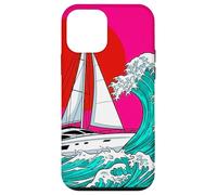 Japanese Wave Sailboat Sailing Boating Club Sailor Coque pour iPhone 12 Mini