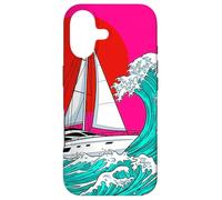 Japanese Wave Sailboat Sailing Boating Club Sailor Coque pour iPhone 17