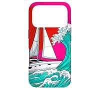 Japanese Wave Sailboat Sailing Boating Club Sailor Coque pour iPhone 17 Pro
