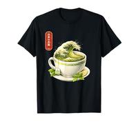 Japanese Wave Vintage Tea Art Retro Aesthetic Illustration T-Shirt