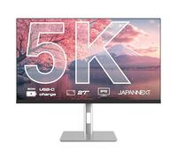 JAPANNEXT Ecran PC 27" IPS 5K (5120x2880) | HDR | Recharge Via USB-C(90W) Hauteur & Inclinaison réglable (HSP) Haut-parleurs intégrés | sRGB 100% G-Sync/FreeSync | Garantie 2 Ans | JN-IPS275K-HSPC9