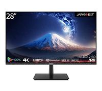 JAPANNEXT Ecran PC 28" IPS 4K UHD (3840x2160) | Technologie HDR | Inclinaison réglable Haut-parleurs intégrés Compatibilité VESA | sRGB 100% G-Sync/FreeSync | JN-IPS2802UHDR