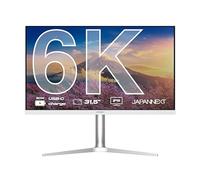 JAPANNEXT Ecran PC 32" IPS 6K (6016x3384) Blanc | HDR | Recharge Via USB-C(90W) Hauteur & Inclinaison réglable (HSP) Haut-parleurs intégrés | sRGB 100% G-Sync/FreeSync | JN-IPS326K-HSPC9