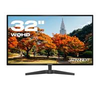 JAPANNEXT Ecran PC 32 Pouces 2K WQHD JN-IPS3200WQHD | 16:9-2560×1440 | Dalle LED IPS | 2xHDMI - 1xDP - 1xMiniDP- 1xVGA - 60hz | Filtre de lumière Bleue - sans Scintillement