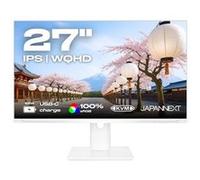 Japannext Écran PC JN-i27QR-C65W-HSP-W 27" IPS WQHD 2560x1440 HDR USB-C 65W Blanc