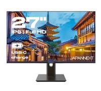 JAPANNEXT Ecran PC 27" IPS Full HD (1920x1080) | HDR | Recharge Via USB-C(65W) Hauteur & Inclinaison réglable (HSP) Haut-parleurs intégrés | G-Sync/FreeSync | Garantie 2 Ans | JN-IPS27FHDR-C65W-HSP