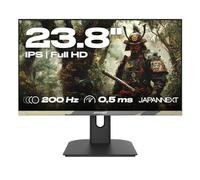 JAPANNEXT Ecran PC Gamer 23.8" IPS Full HD (1920x1080) 200Hz 0.5ms Camo | Hauteur & Inclinaison réglable (HSP) Haut-parleurs intégrés | 100% sRGB G-Sync/FreeSync | JN-IPS238FHD200F-HSP-Camo
