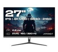 JAPANNEXT Ecran PC Gamer 27" Dual Mode 160Hz/4K (3840x2160) & 320Hz/FHD (1920x1080) 0.5ms | HDR | Inclinaison réglable Haut-parleurs intégrés | 100% sRGB G-Sync/FreeSync | JN-IPS27G1632UF