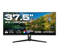 JAPANNEXT Écran PC Incurvé | 37.5" | UWQHD+ | Dalle IPS | USB-C (+ charge 65W) | IPS | AMD FreeSync | JN-IPSC375UWQHDPR-H-C65W Noir G