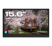 JAPANNEXT Ecran Portable 15.6" IPS Full HD (1920x1080) | Haut-parleurs intégrés MiniHDMI(x1) USB-C(x1) Prise Jack(x1) | G-Sync/FreeSync | JN-MD-i156F-LE