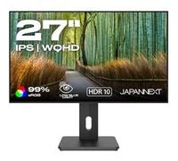 Japannext Écran PC JN-27IPS4FLWQHDR-HSP 27" WQHD IPS G-Sync/FreeSync filtre anti-lumière bleue