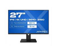 Japannext Écran LED JN-IPS270UHD60F9 27" 4K (3840x2160) IPS HDR10 HDMI DisplayPort Haut-parleurs