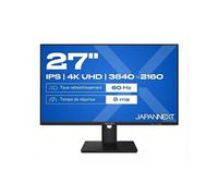 JAPANNEXT JN-IPS270UHD60F9 - Écran LED - 27" - 3840 x 2160 4K @ 60 Hz - IPS - 350 cd/m² - 1000:1 - HDR10 - 8 ms - HDMI, DisplayPort - haut-parleurs