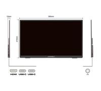 Japannext Écran portable tactile JN-MD-i156FHDR-T 15,6" IPS Full HD HDR G-Sync/FreeSync