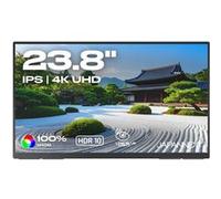 JAPANNEXT JN-MD-IPS238U-C6 - Écran LCD - 23.8" - portable - 3840 x 2160 4K @ 60 Hz - IPS - 250 cd/m² - 1300:1 - 5 ms - HDMI, 2xUSB-C - haut-parleurs Noir