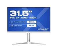 JAPANNEXT JN6K315 - Ecran 31.5p 6016x3384 6K 60Hz - IPS - 500 cd/m2 - 1500:1 - HDMI x2 - DP - USB C