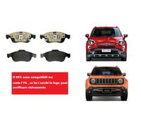 Japanparts Group Jeu 4 Plaquettes De Frein Avant Pour 500X Renegade 1.6 Multijet