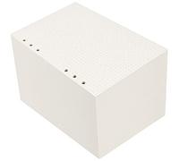 JAPCHET Lot de 10 recharges de papier à pointillés A5, 450 feuilles/900 pages, 6 trous perforés pour carnet de notes de 21 x 14,2 cm