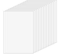 JAPCHET Lot de 15 feuilles acryliques transparentes A5 de 3 mm pour loisirs créatifs, cadres photo