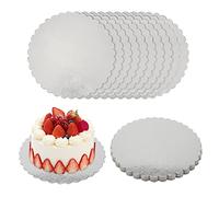 JAPCHET Lot de 20 Planches à gâteau Rondes de 30,5 cm, 2 mm de diamètre pour gâteau de Mariage, d'anniversaire