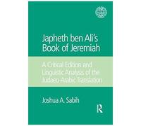 Japheth Ben Ali's Book Of Jeremiah