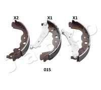 JAPKO 55015 Jeu de mâchoires de frein pour DACIA,LADA