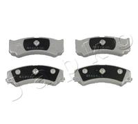 JAPKO Plaquettes Bremsbelegsatz Avant Convient pour Daihatsu Charade III