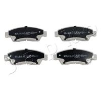 JAPKO Plaquettes Bremsbelegsatz Avant Convient pour Honda Jazz II Civic VI