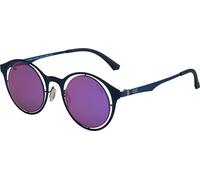 JAPO Lunettes de soleil rondes en métal pour femmes
