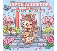 Japón Acogedor: Kawaii Libro para Colorear Adultos: Un libro de colorear japonés relajante con personajes adorables, escenas de sakura, casas zen y diseños para aliviar el estrés