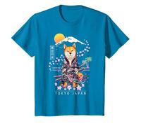 Japon Akita Shiba Inu Chien Cherry Blossom Sakura T-Shirt