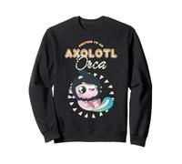 Japon Anime Esthétique Pretend I'm an Axolotl Orca Sea Life Sweatshirt