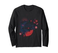 Japon Anime Heritage Classique Rétro Style Vintage Manche Longue