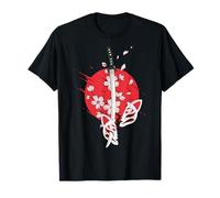 Japon Anime Masque Kitsune Style Samurai Oni Monster T-Shirt